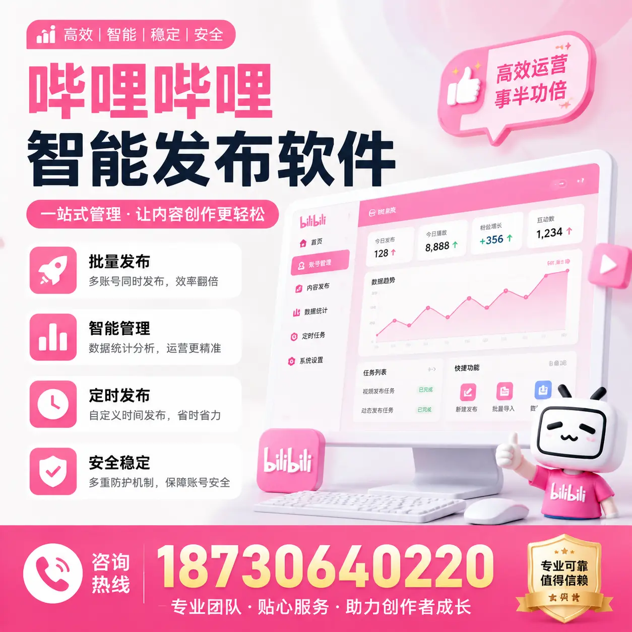如何评估哔哩哔哩智能发布软件的ROI?怒江 企业必读